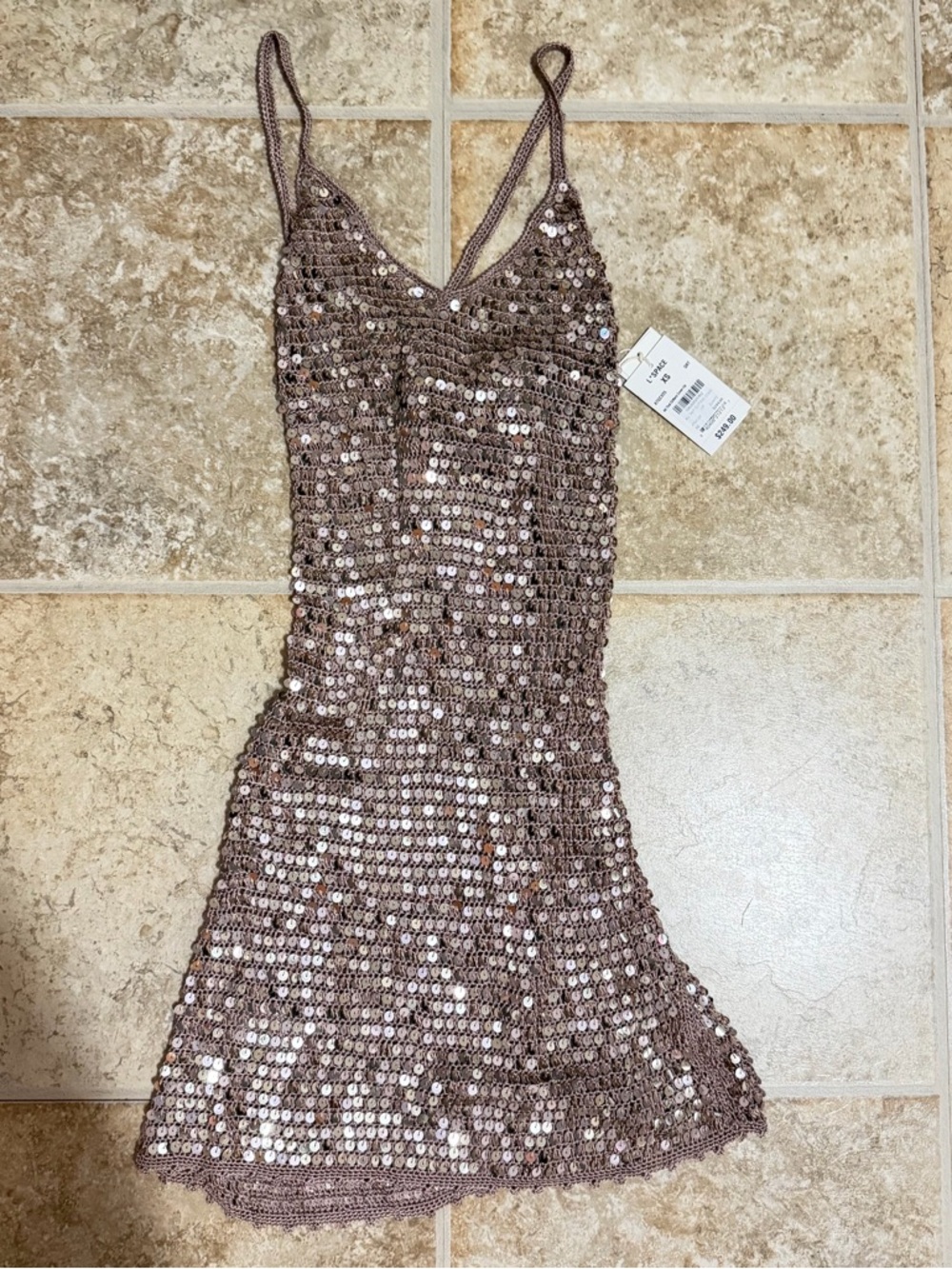 NEW LSPACE All That Glitters Sequin Dress Size XS